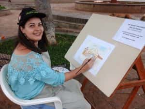 Pintura ao Ar Livre Rose Valverde 24 300x225 - 15° Encontro mundial de pintura ao Ar Livre